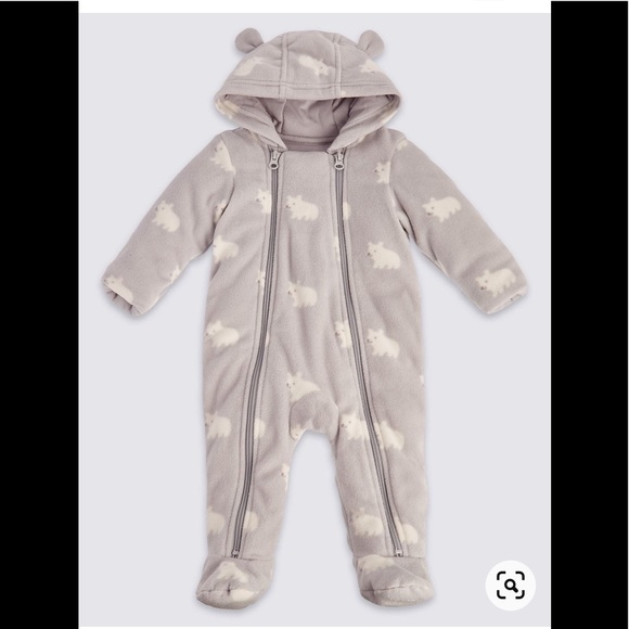 Baby snowsuit - 9-12 months - excellent condition